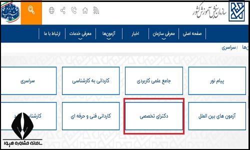 ثبت نام آزمون دکتری ۱۴۰۴